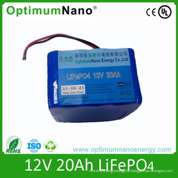 Lithium-Ionen-Phosphat-Batterie 12V 20ah